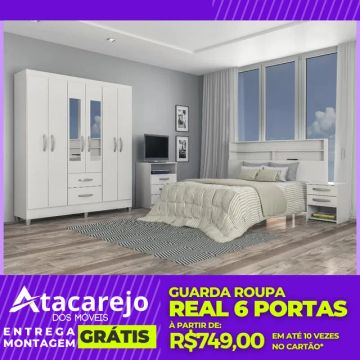 Guarda Roupa Real Entrega e Montagem Grátis 