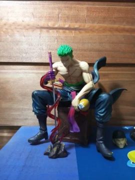 one piece double head estatueta intercambiáveis