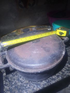 Panela de Ferro Fundido Antiga