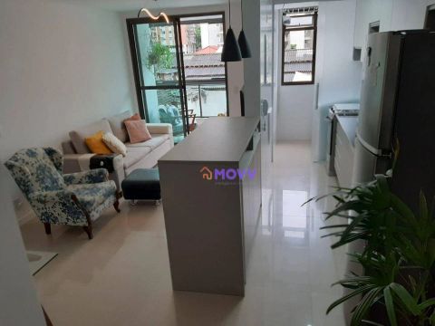 Apartamento com 1 dormitório à venda, 56 m² por R$ 550.000,00 - Santa Rosa - Niterói/RJ