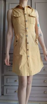 vestido amarelo M
