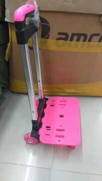 Carrinho haste articulada para mochila infantil