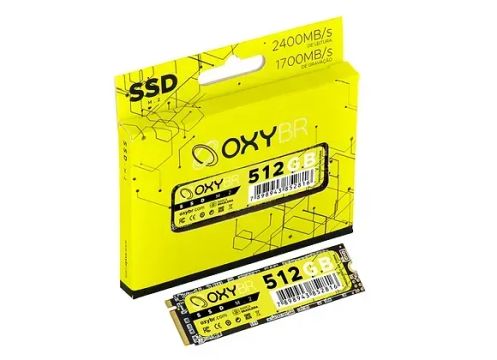SSD oxybr m.2 nvme 512GB, 256GB e 128GB