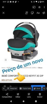 Bebê conforto CHICCO keyfit 30 ZIP