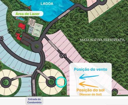 Ótimo lote condomínio lagoa do mato