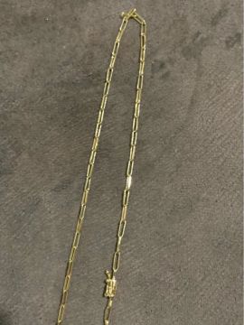 Corrente de ouro Cartier feicho cachão 67cm 6g