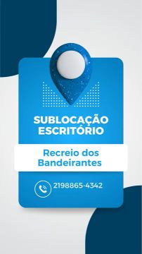 Sublocação escritório de advocacia 