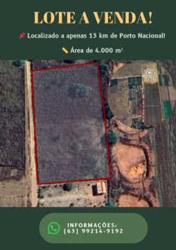 LOTE A VENDA PORTO NACIONAL