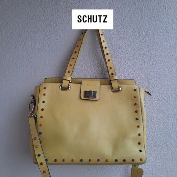 Bolsa schutz- couro legítimo 