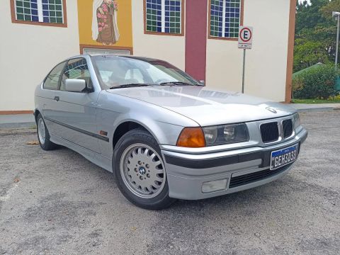 BMW 318TI COMPACT 1995 PLACA PRETA