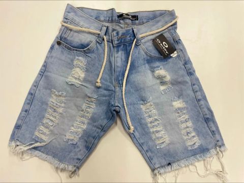 Shorts Jeans Masculino Destroyed