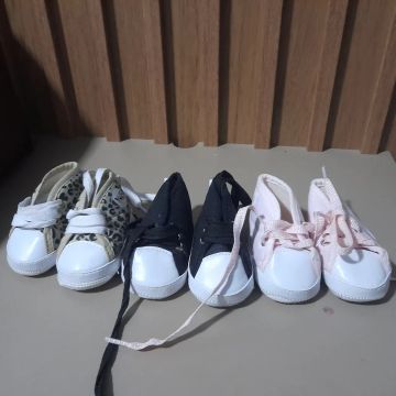 Tênis Bebê - Pacote com 6 pares