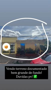 Vendo terreno casa e ponto comercial super bem localizado Barjonas de Miranda