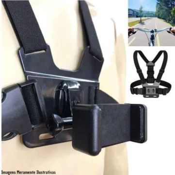 Suporte  Peitoral Celular Câmera