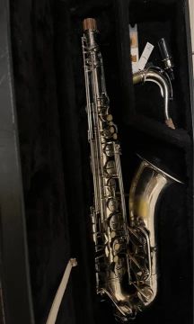 Saxofone Tenor Prata - Instrumento Musical