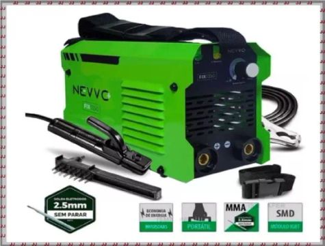 Máquina de solda inversora portátil 120a 220v mma - Profissional