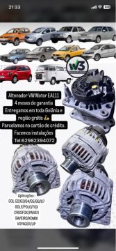 Altenador GOL VW Motor EA111 - 4 meses de garantia