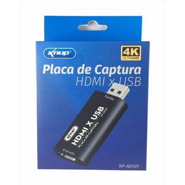 Placa De Captura Hdmi X Usb Kp-ad101 Knup 4k