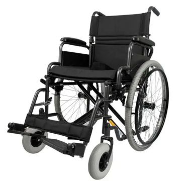 Cadeira De Rodas Dobravel Com Encosto D400 DellaMed 120 Kg - Nova