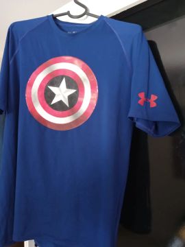 Camisa Capitão América Under Armour