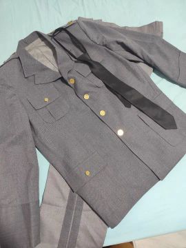 Uniforme Militar Masculino Cinza
