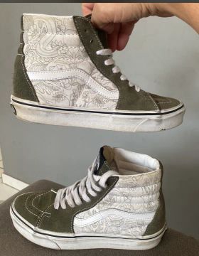 Tênis Vans Old Skool Verde e Branco 37
