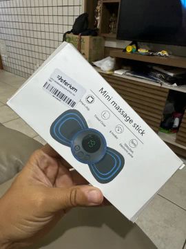 Massageador Corporal Elétrico Portátil Recarregável Dor Pescoço Coluna Pernas