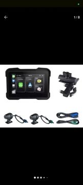 Navegador GPS Moto Câmeras Frontal/Traseira CarPlay Androida