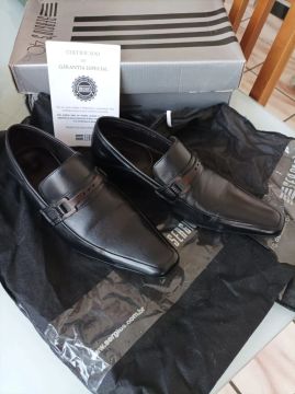 Sapatos Masculinos Pretos - Novo - Sergio's