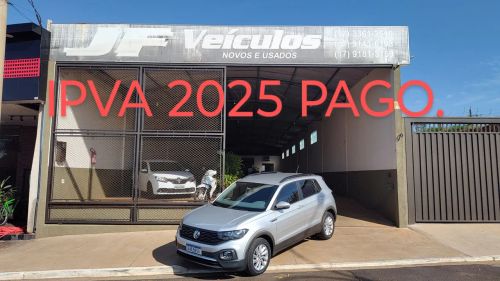 T-CROSS TSI 2020 COM APENAS 46.000KM, IPVA 2025 PAGO, EM EXCELENTE ESTADO DE CONSERVAÇÃO 