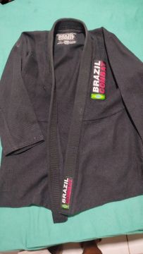 Kimono Jiu-Jitsu - Preto - Tamanho A2