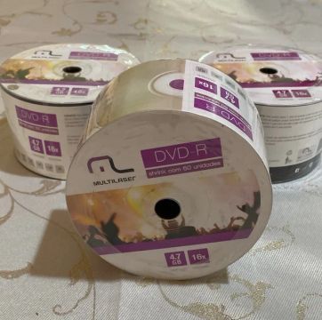 DVDs para gravação 