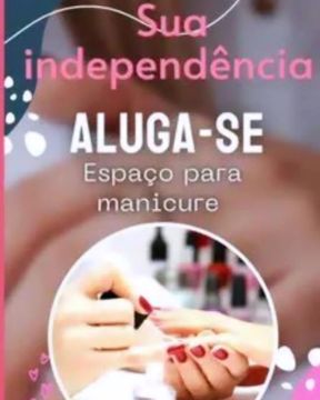 Aluga se espaço para manicure 2 lugares 