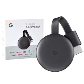 CHROMECAST 3 ORIGINAL VERSÃO PREMIUM ATUALIZAÇÃO 2025 JA DISPONÍVEL GARANTIA 1 ANO