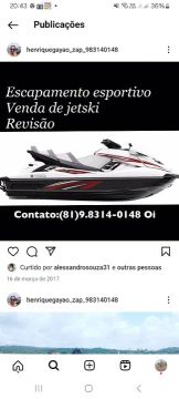 Revisão e escapamento esportivos 