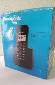 Telefone Sem Fio Panasonic KX-TGB110LB - DECT 6.0 Digital (Novo)