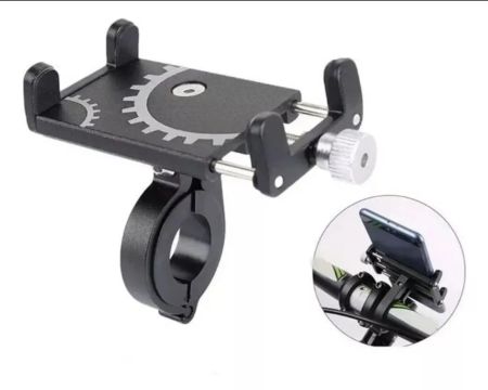Suporte Para Celular de Guidão de Bicicleta e Moto Giratório