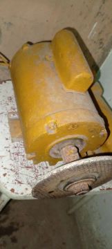 Motor e eixo