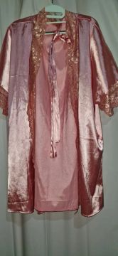 Camisola de Seda Rosa