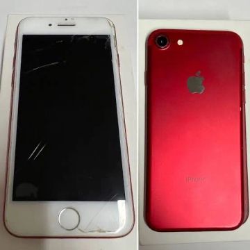 iPhone 7 Vermelho - 256 de armazenamento.