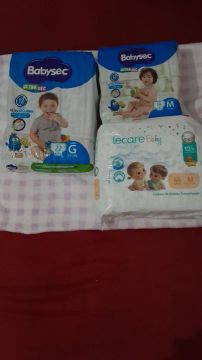 FRALDAS BABYSEC e LECARE BABY- 