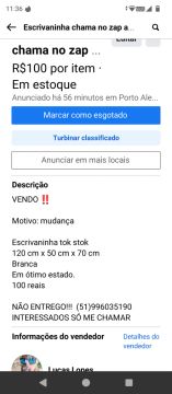 Escrivaninha 
