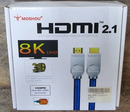 Cabo 2m HDMI 2.1 8K Ultra Fibra Óptica com Ethernet - Novo