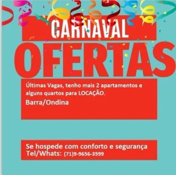 Oportunidade - Últimas Vagas (Apartamentos e Quartos)