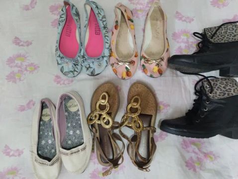 Sapatos tam 37 lote
