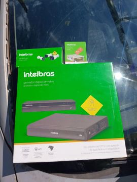 Kit de Segurança Intelbras com Gravador Digital e Câmera Bullet