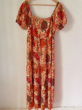 Vendo Vestido Floral Longo - Tamanho g