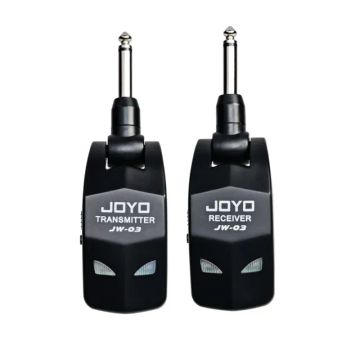 Joyo JW-03 Transmissor Sem Fio de Áudio para Instrumentos Musicais Guitarra e Baixo Recarr