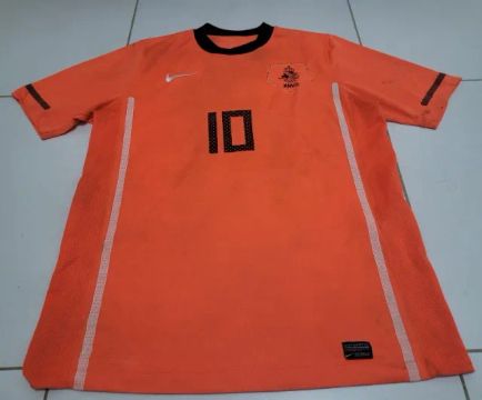 Camisa Original Holanda Nike Laranja #10 Sneijer Tam. G