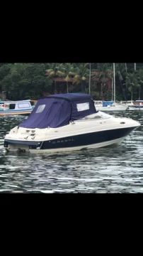 LANCHA REGAL 24 Pés - AMERICANA- 2003-CABINADA 24 pés MOTOR FUNCIONANDO